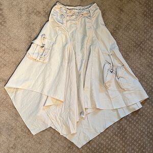 Chic vintage Surrealist Asymmetrical Skirt